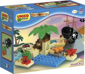 Set constructie Unico Plus Set Pirati mic