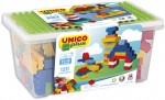Set constructie Unico Plus Galetusa 120 piese cu placa construit