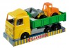 Camion cu remorca si vehicul cupa Androni plastic pentru copii 50 cm