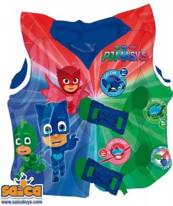 Vesta gonflabila Saica PJ Masks Eroi in pijamale