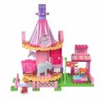 Set cuburi constructie Carusel Hello Kitty Unico