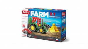 Set constructie Tractor 2 in 1 Roto Efko 85 piese