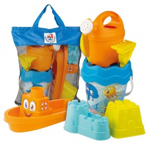 Set Androni pentru nisip cu galetusa stropitoare si accesorii Happy Fish