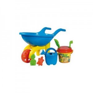 Set Androni pentru nisip roaba cu galetusa stropitoare si accesorii  Poppy Bear