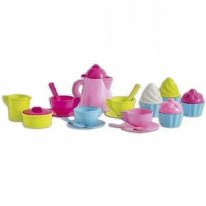 Set de joaca Androni Cupcake plates and dishes 24 piese