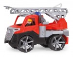Camion pompieri Truxx 2, Lena, Plastic, 29 x 15 x 19 cm, Rosu/Gri